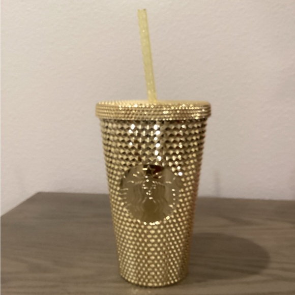 Starbucks Other - Starbucks gold grande bling tumbler